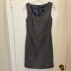 Ann Taylor Charcoal Sleeveless Mini Dress